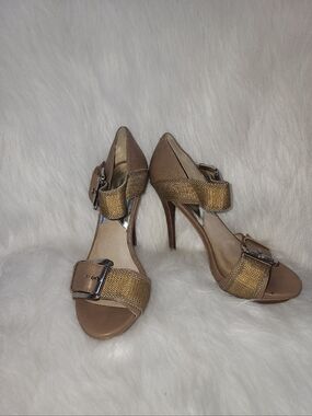 Michael Kors 4" Heel, Faith Sandal, Strappy, Size 7M